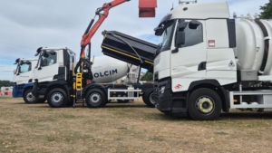 Renault Trucks Commercials HGV Construction Trucks from Bristol Service Centre on display
